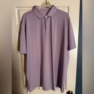 Rhoback - Bermudan - 3XL - Light blue / rosé pink stripes